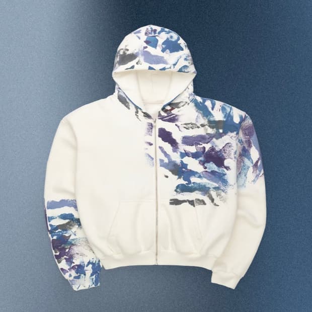 급처 Skylrk 스카이라크 웨이브 카모 후드집업 M