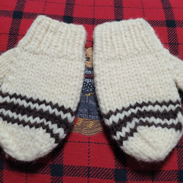 캐나다 코위찬 벙어리 장갑