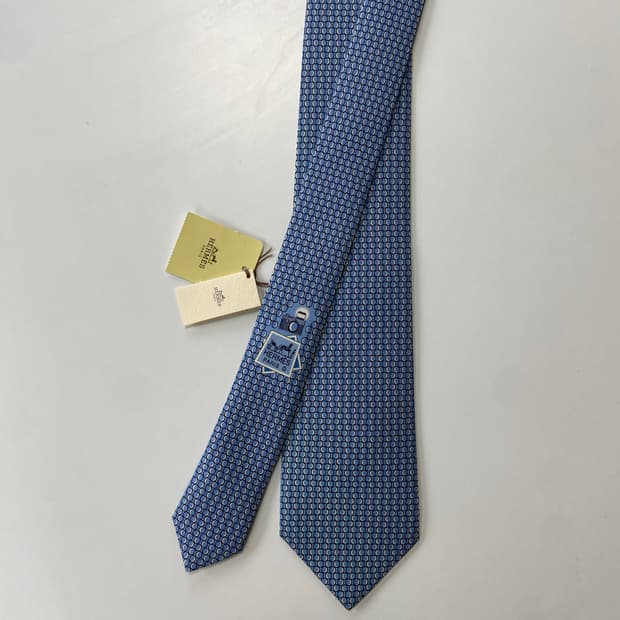 새상품 신형 에르메스 명품 정품넥타이(HERMES) 8.2cm