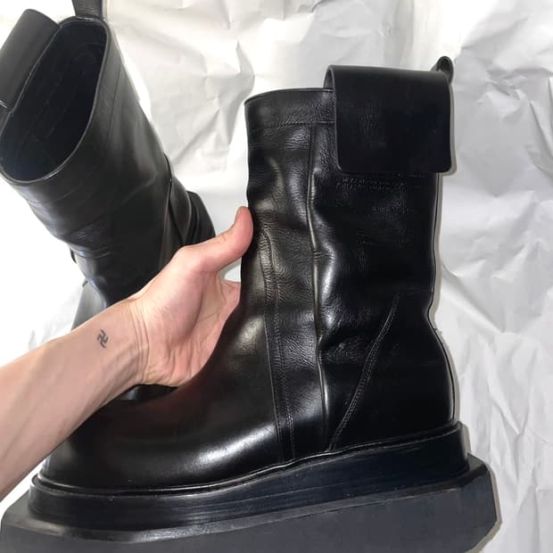 Rick Owens 포그 포켓 비틀 사이클롭스 부츠