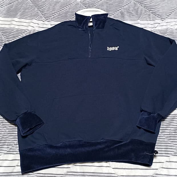 1993스튜디오 반집업맨투맨 빅사이즈120 가슴68 기장78