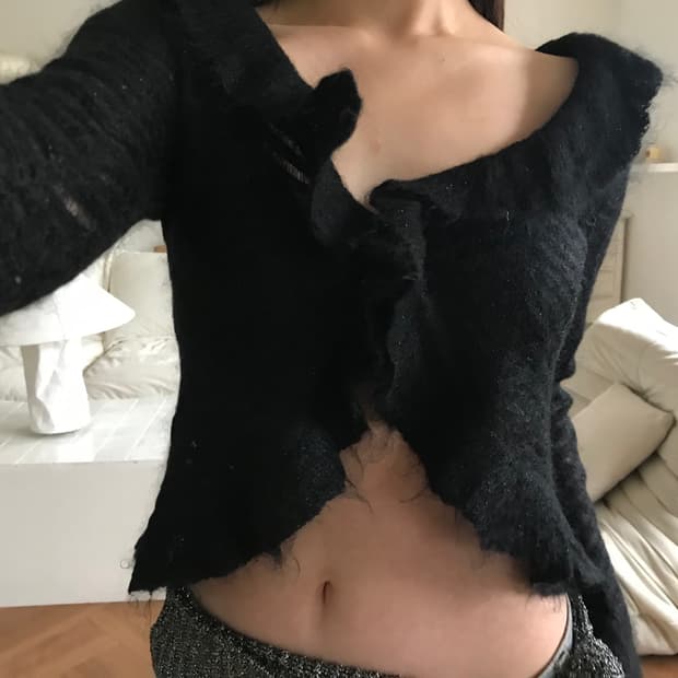 vintage mohair cardigan