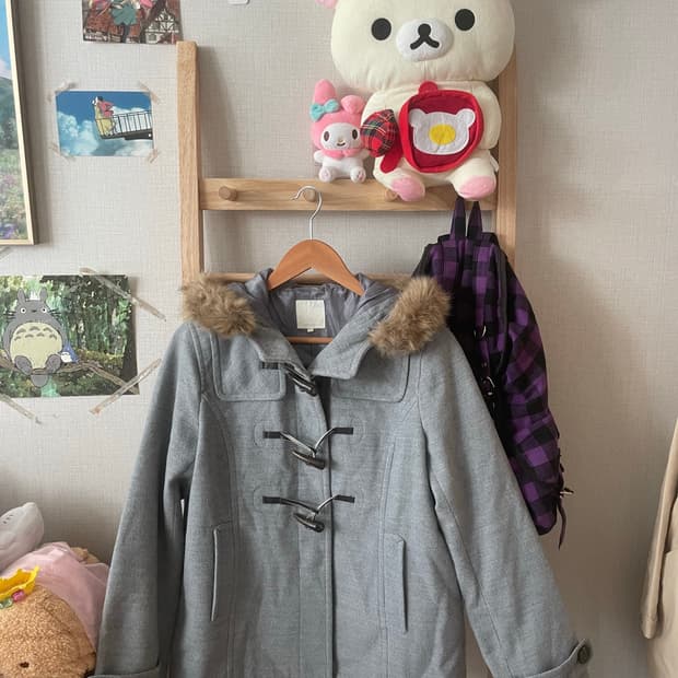 모리걸 빈티지 어스뮤직 퍼 숏떡코