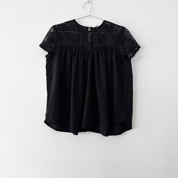 Embroidery see through top