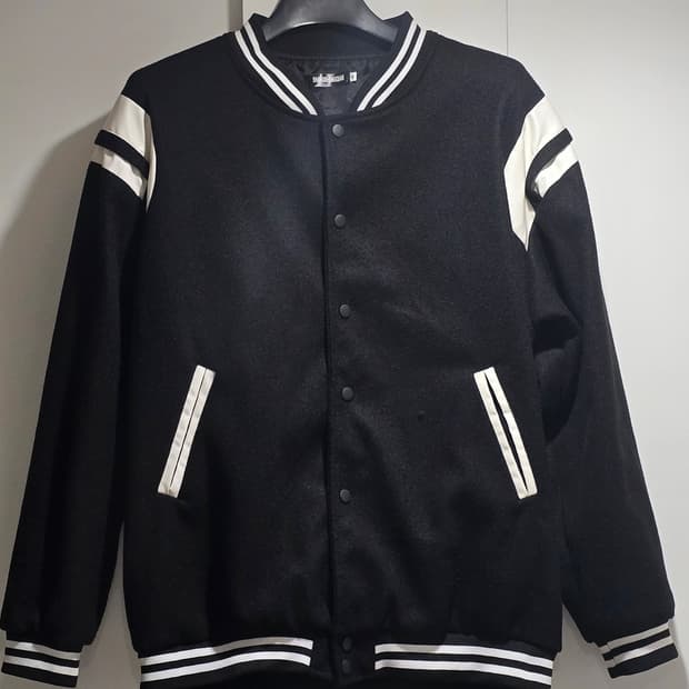 바시티 자켓 블랙 2xl 110