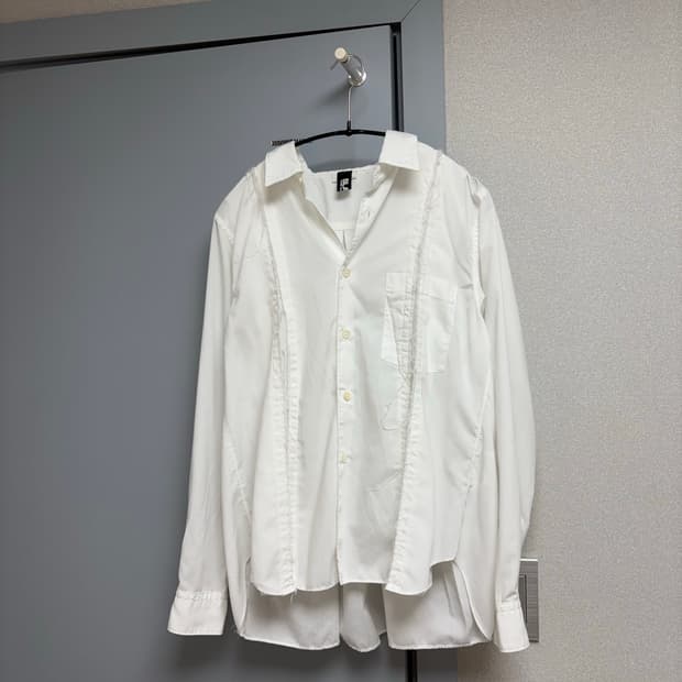 꼼데가르송 블랙 - 화이트 블라우스 셔츠