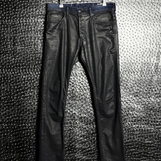 디젤 워싱 코팅 팬츠