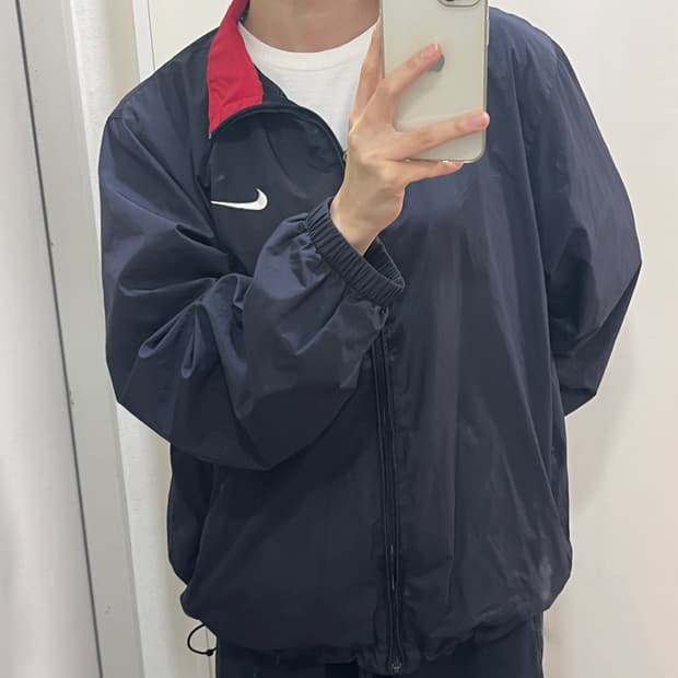 90s 나이키 바람막이 네이비