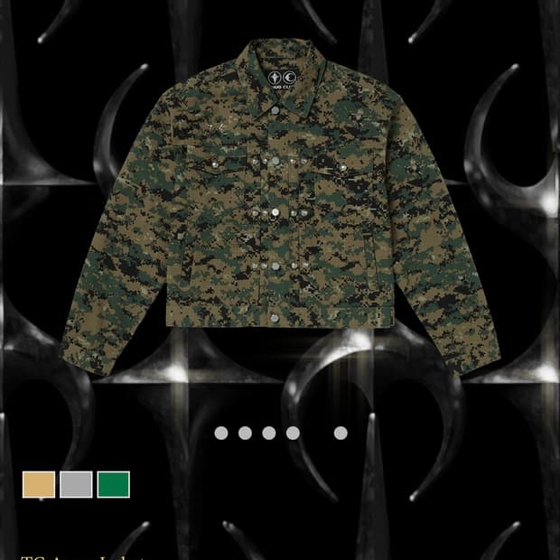 (새상품)떠그클럽 Thug Club TC 아미 카모 자켓