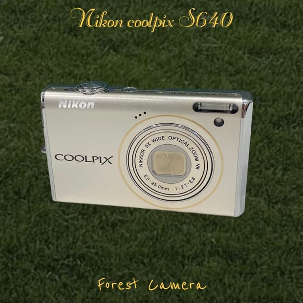 니콘 쿨픽스 s640 디지털카메라 빈티지디카 캠코더