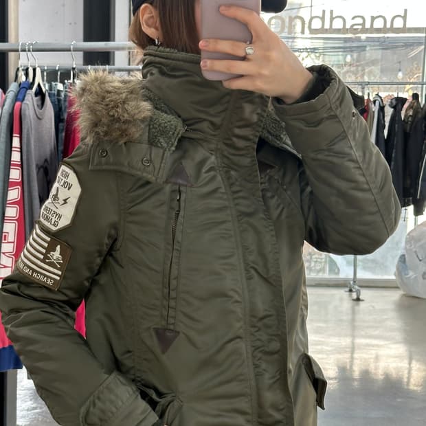 히스테릭글래머 N3b PRIMALOFT 모즈 파카 점퍼