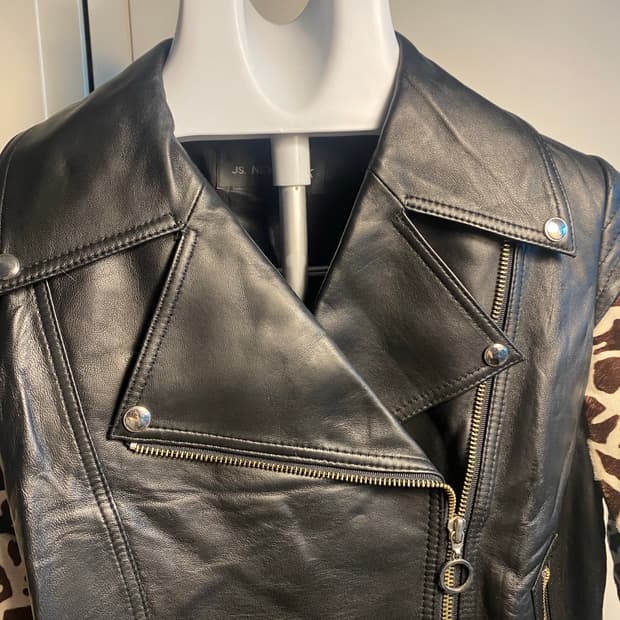 JS NEWYORK 가죽 라이더 자켓 FREE