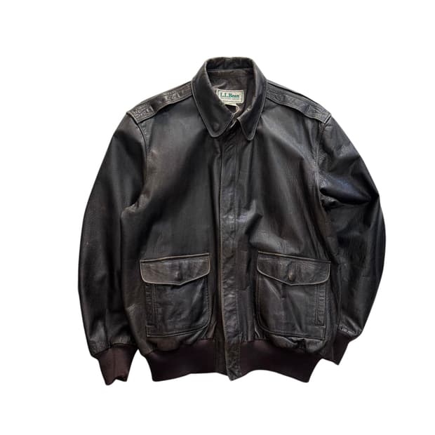 [105] 80's LL Bean A2 봄버 레더 자켓
