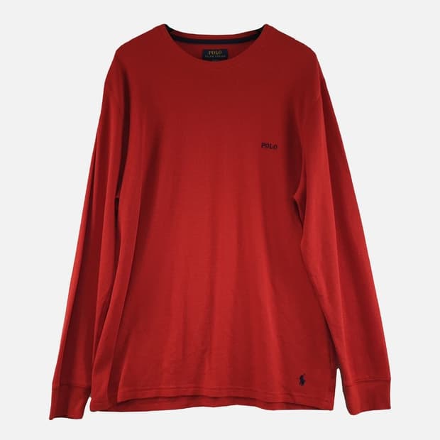 폴로랄프로렌 레드 남자 긴팔티 XL N8148