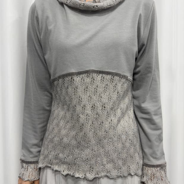 knit detail top