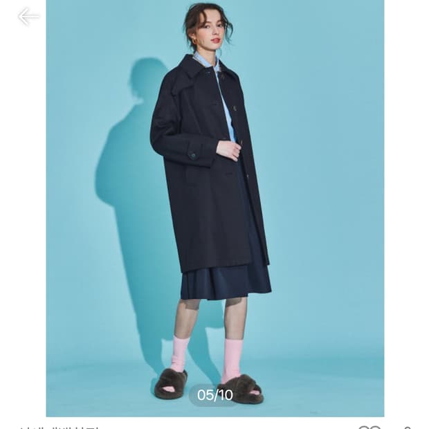 헤지스 59만대 맥트렌치코트 