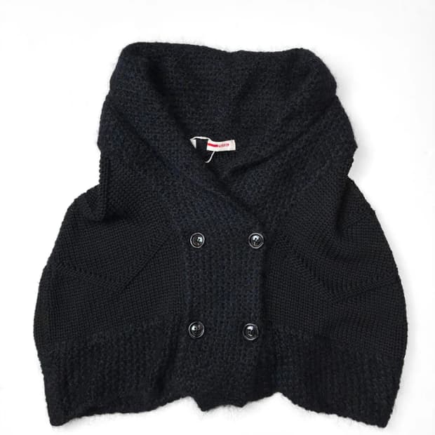 프라다 PRADA 11's 숄카라 버진울 케이프 PN5609