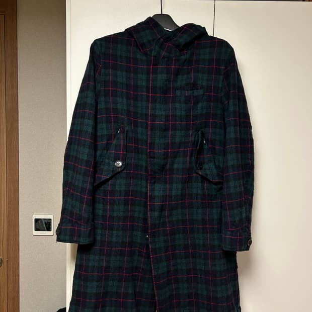 언더커버 축융 울 코트