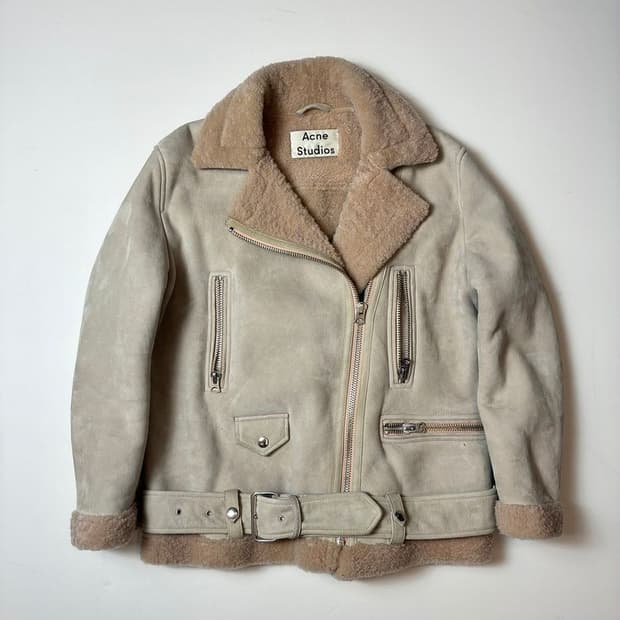 아크네스튜디오 ACNE 벨로시티 양가죽 무스탕 자켓 PN8243