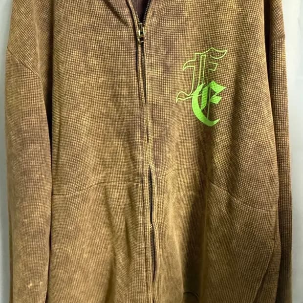 샵페어리 후드집업 브라운