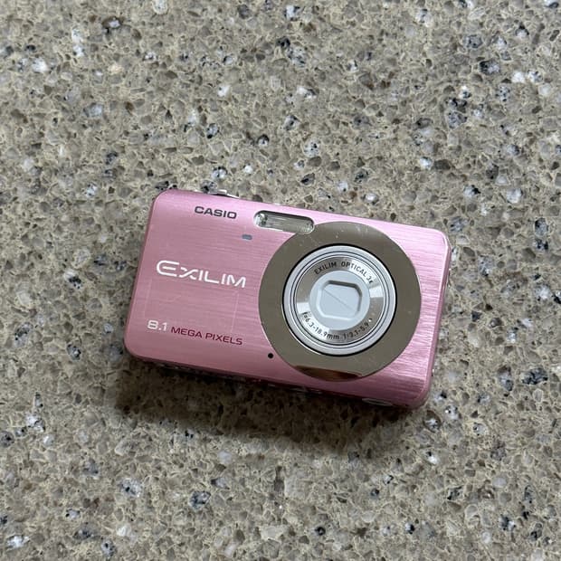 카시오 엑슬림 ex-z80 카리나 선미 디카 베이비 핑크