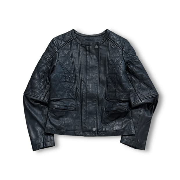 꼼뜨와데꼬또니에 (W) 염소가죽 라이더 자켓