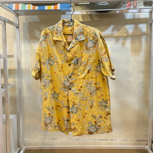 슈페리어 플라워 하와이안 반팔 셔츠 