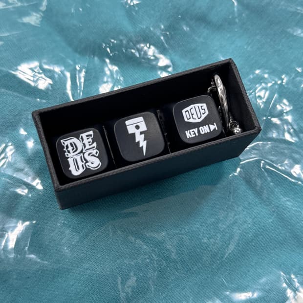 (OS) 데우스 키보드캡 키링 새상품