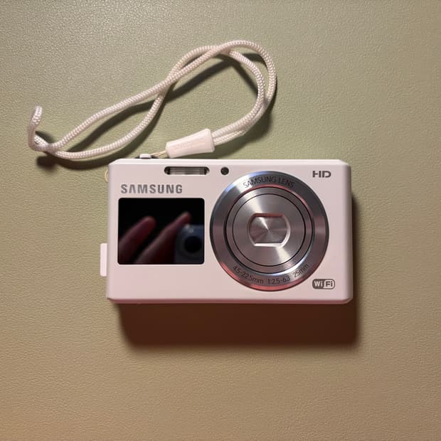 삼성 디카 DV150F 화이트 디지털 카메라