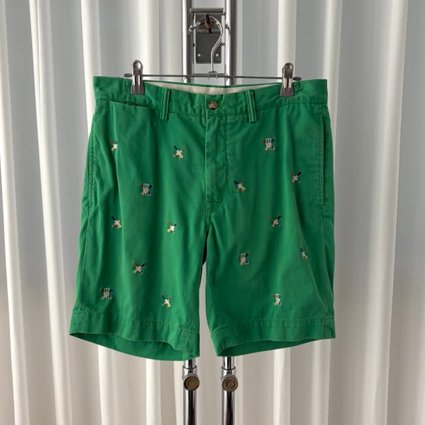 [30인치]폴로 랄프로렌 크리캣 자수 치노 하프 팬츠