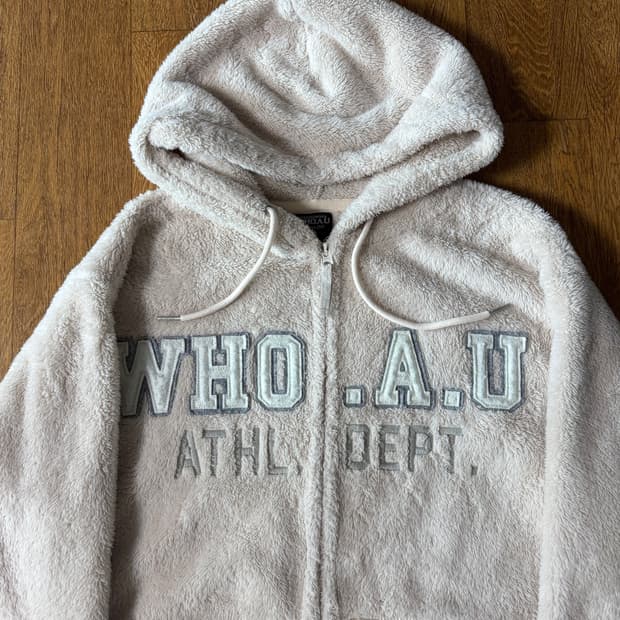 (매물귀함)후아유 보아털 후리스 후드집업 s