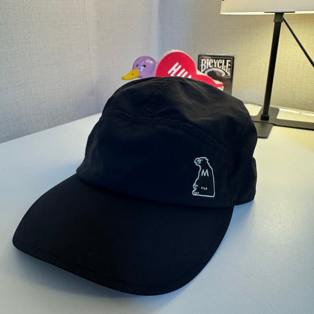 [L]몽벨 아웃도어 원 포인트 볼캡  블랙