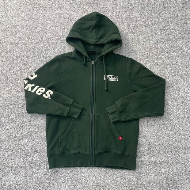 S-M 디키즈 박스로고 기모 후드집업 0304S1