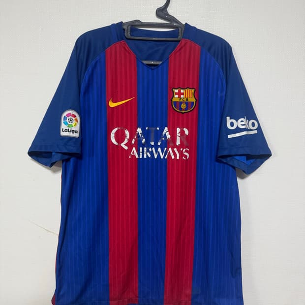 나이키 바르셀로나 메시 16-17 유니폼 반팔 홈