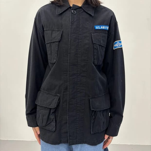 SLY Product Black Military Field Jacket