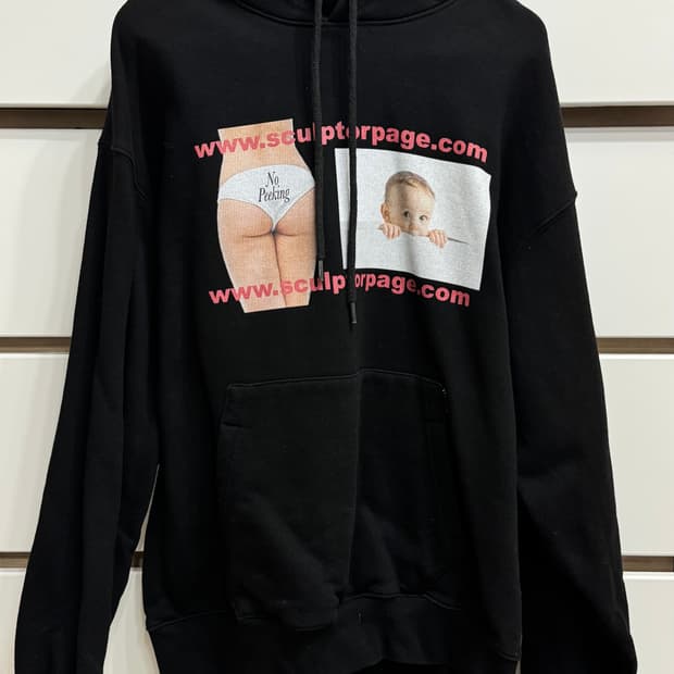 스컬프터 No peeking 후드티