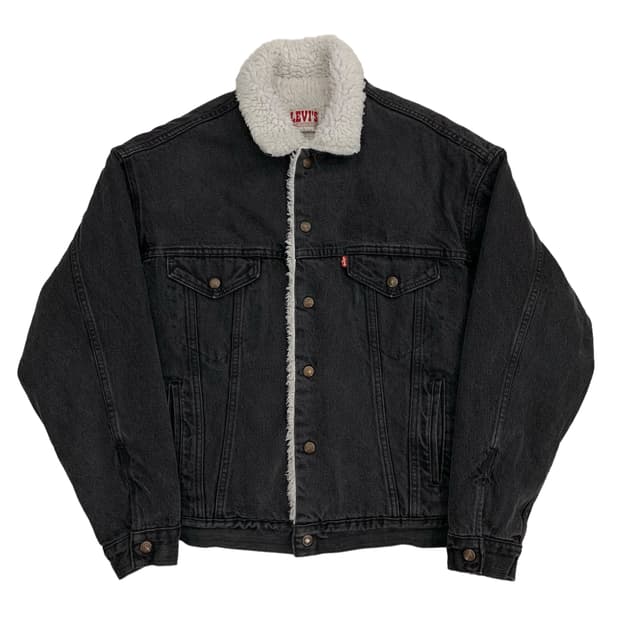 리바이스 USA 흑청 쉐르파 자켓