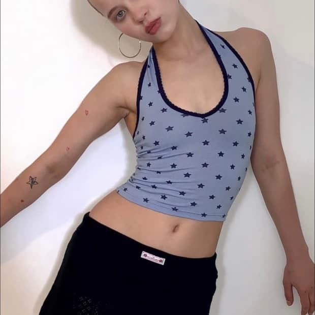 스컬프터 별 홀터넥