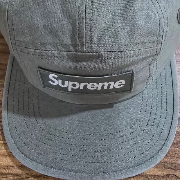 슈프림 밀리터리 캠프캡 올리브 25SS