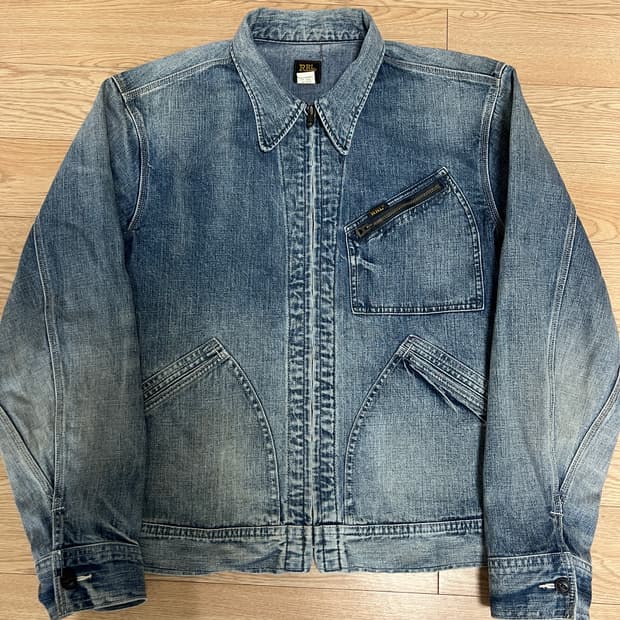 RRL 더블알엘 레이튼 연청 데님자켓 M