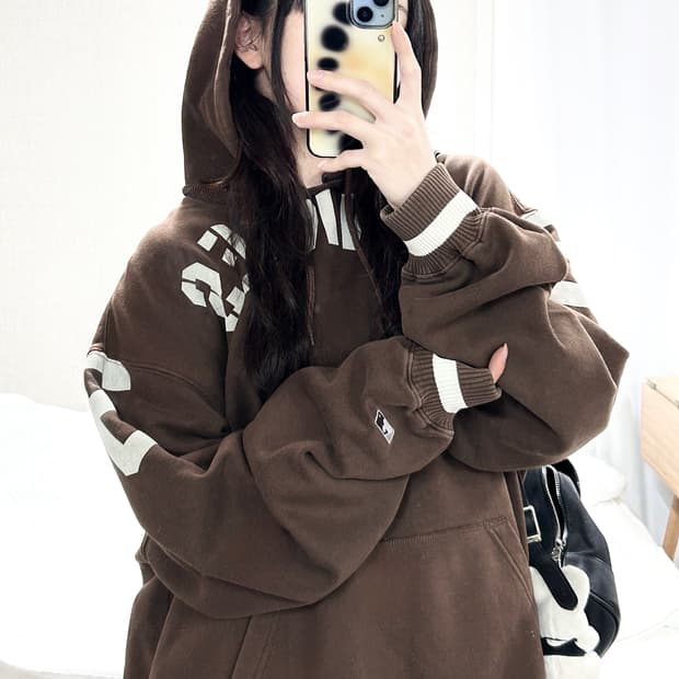 MLB 뉴욕양키스 초코 브라운 후드