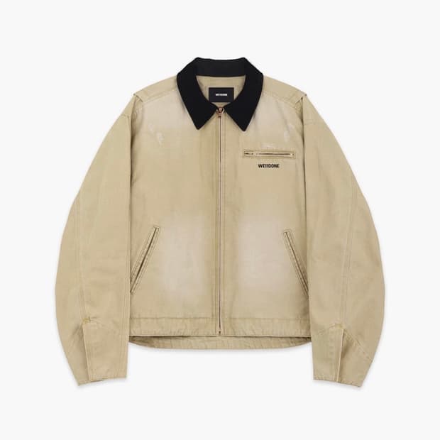 [M] WE11DONE 옥스포드 워크자켓 베이지