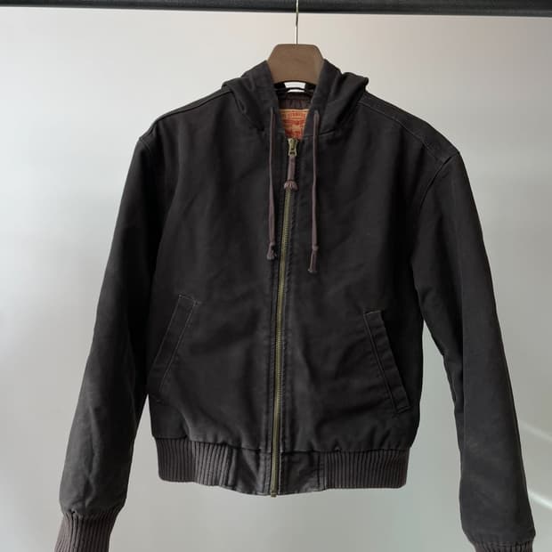 (S) 리바이스 덕액티브 브라운 후드 집업