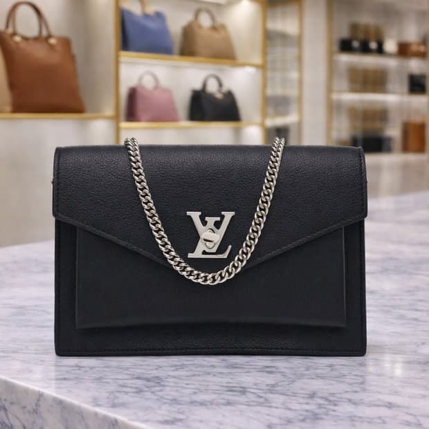 [S급] 루이비통 마이락미 체인 포쉐트 카프스킨 블랙 판매합니다!!!