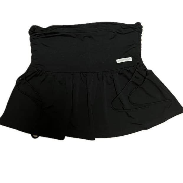 지초이 셔링스커트(black)