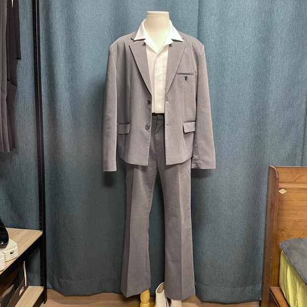 보세 크롭 블레이져 L