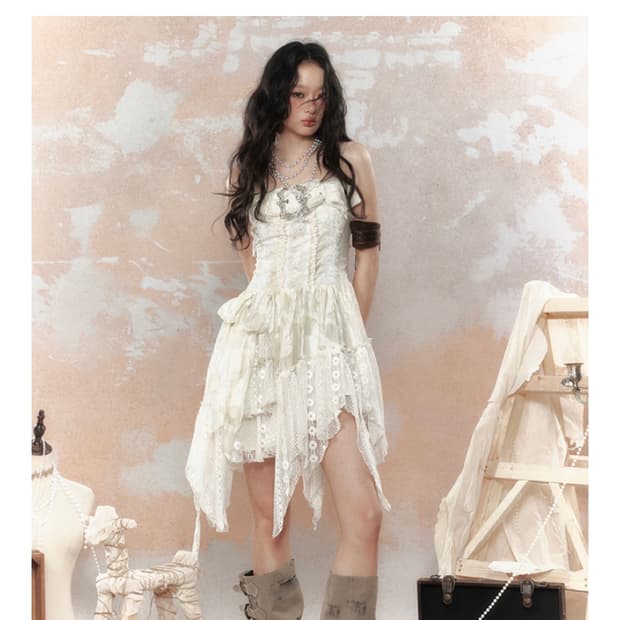  tube top dress 샵코르 shopcor 