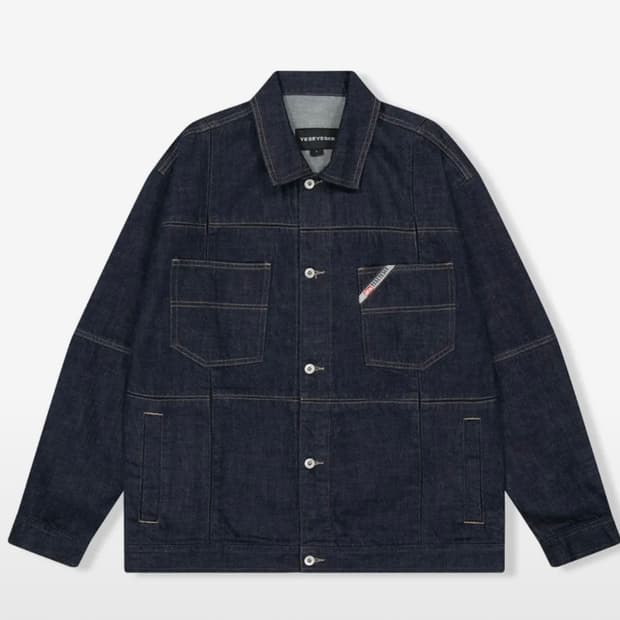 [L] 예스아이씨 Paneled Denim Jacket 데님 자켓