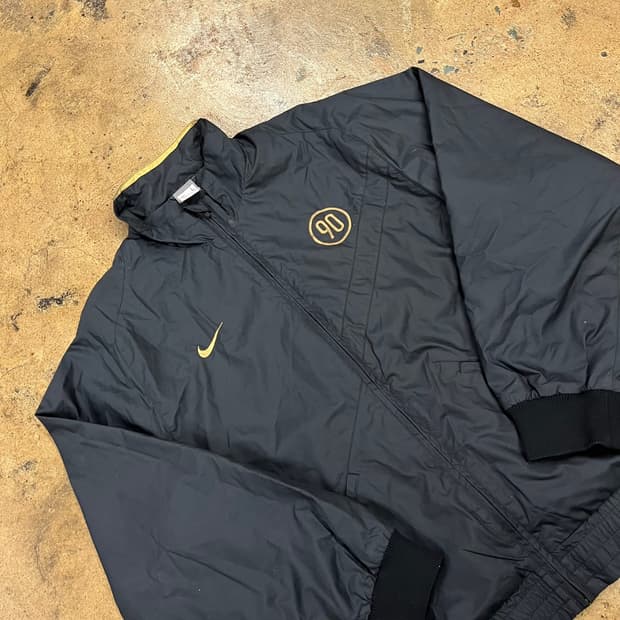 [정품/L] 나이키 90s 올드스쿨 바람막이 블랙 b18