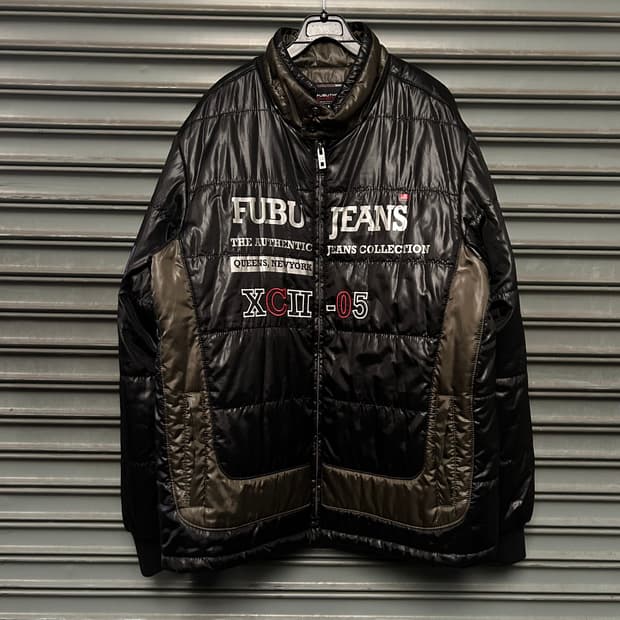 FUBU 블랙 패딩